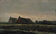 Vincent Van Gogh Hutten France oil painting artist
